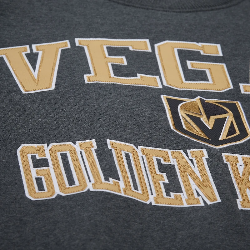 Sweat-shirt en polaire noir pour homme Mitchell & Ness Vegas Golden Knights Playoff Win
