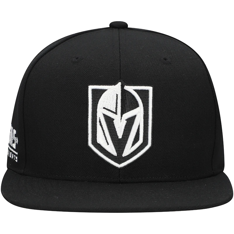Casquette Snapback Vegas Golden Knights noire pour homme de Mitchell & Ness