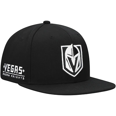 Casquette Snapback Vegas Golden Knights noire pour homme de Mitchell & Ness