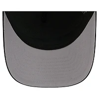 Men's New Era  Black/Gray Vegas Golden Knights Hockey Sock 9FORTY A-Frame M-Crown Adjustable Trucker Hat