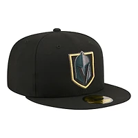 Casquette ajustée New Era 59FIFTY pour homme, noire, Vegas Golden Knights Color Pop