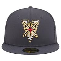 Men's New Era  Black Vegas Golden Knights Deceptor 59FIFTY Fitted Hat