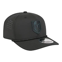 Men's New Era  Black Vegas Golden Knights Sport Vented 9SEVENTY Rope Adjustable Hat