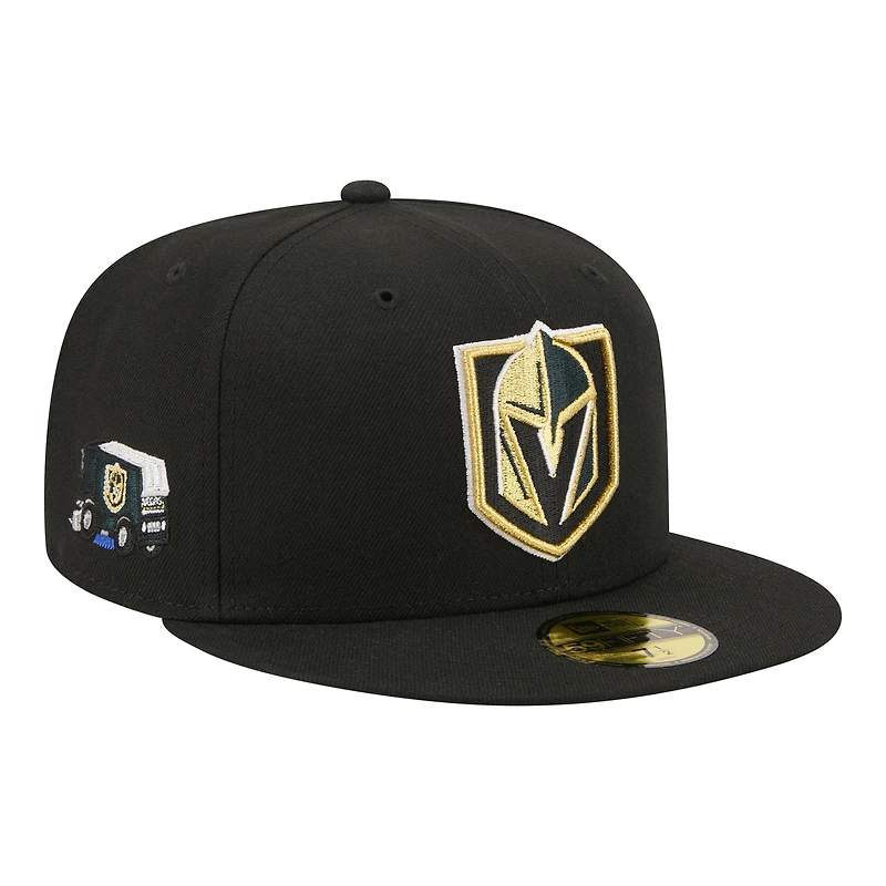 Men's New Era Black Vegas Golden Knights Zamboni 59FIFTY Fitted Hat