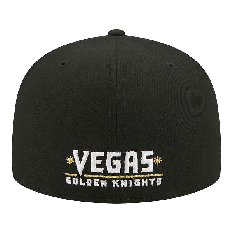 Men's New Era Black Vegas Golden Knights Zamboni 59FIFTY Fitted Hat
