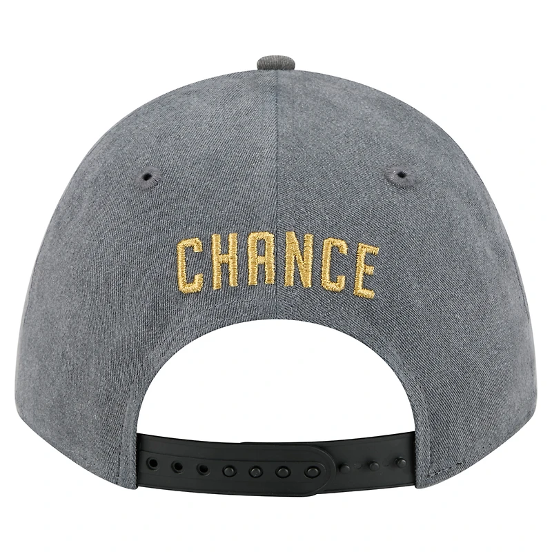 Men's New Era Charcoal/Black Vegas Golden Knights Mascot 2-Tone 9FORTY Adjustable Hat