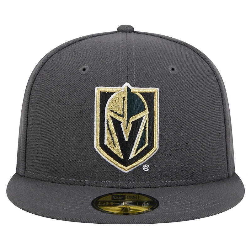 Casquette ajustée 59FIFTY Vegas Golden Knights de New Era pour homme, couleur anthracite