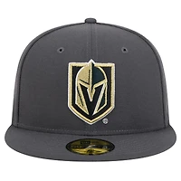 Casquette ajustée 59FIFTY Vegas Golden Knights de New Era pour homme, couleur anthracite
