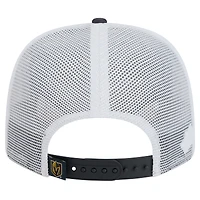 Men's New Era Charcoal Vegas Golden Knights Core Trucker 9SEVENTY Stretch-Snap Hat