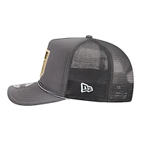 Casquette trucker New Era 9FIFTY à fermeture snapback, coloris anthracite Vegas Golden Knights, pour homme
