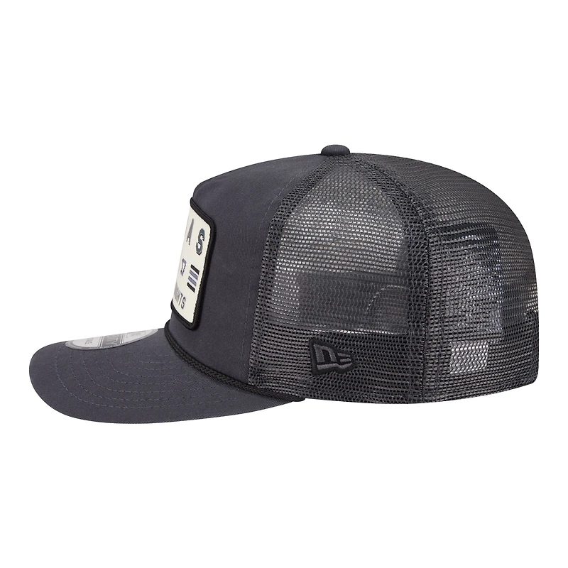 Casquette trucker ajustable New Era 19TWENTY Vegas Golden Knights couleur anthracite pour homme
