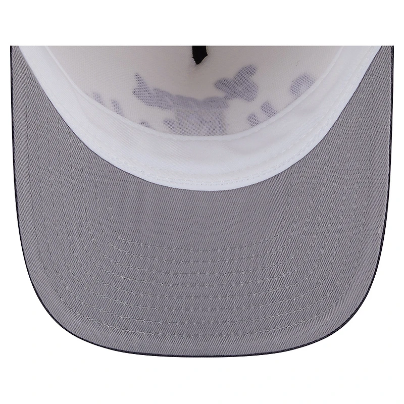 Men's New Era Cream/Grey Vegas Golden Knights Chainstitch 9FIFTY A-Frame Snapback Hat