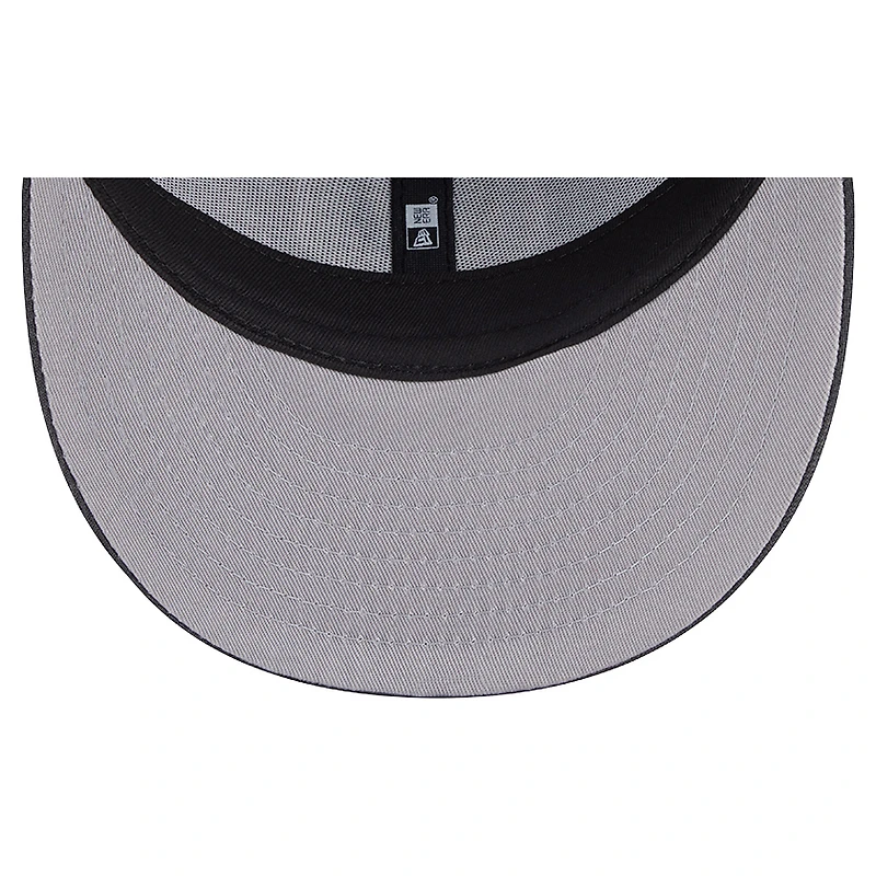 Men's New Era  Gray/Black Vegas Golden Knights Wool Pin Low Profile 9FIFTY Snapback Hat