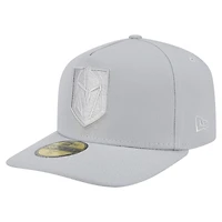 Men's New Era Gray Vegas Golden Knights Color Pack A-Frame 59FIFTY Fitted Hat