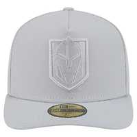 Men's New Era Gray Vegas Golden Knights Color Pack A-Frame 59FIFTY Fitted Hat