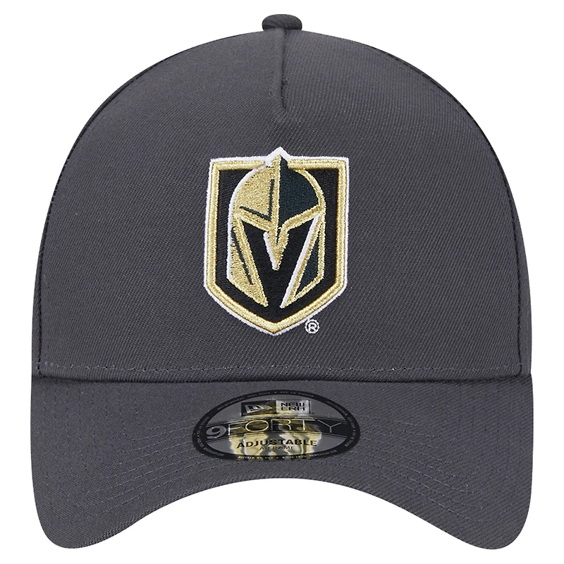 Casquette ajustable 9FORTY Core A-Frame Vegas Golden Knights de New Era pour homme, gris