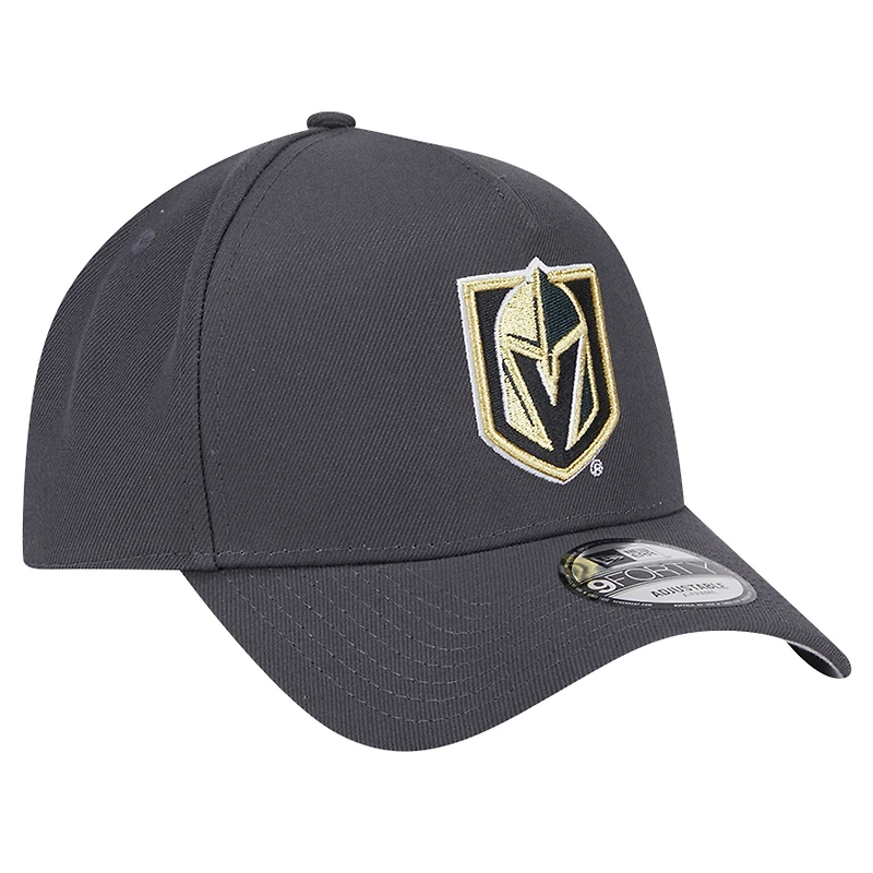 Casquette ajustable 9FORTY Core A-Frame Vegas Golden Knights de New Era pour homme, gris
