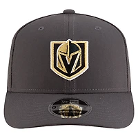 Casquette ajustable New Era grise Vegas Golden Knights Team Collection Basic 9SEVENTY pour homme