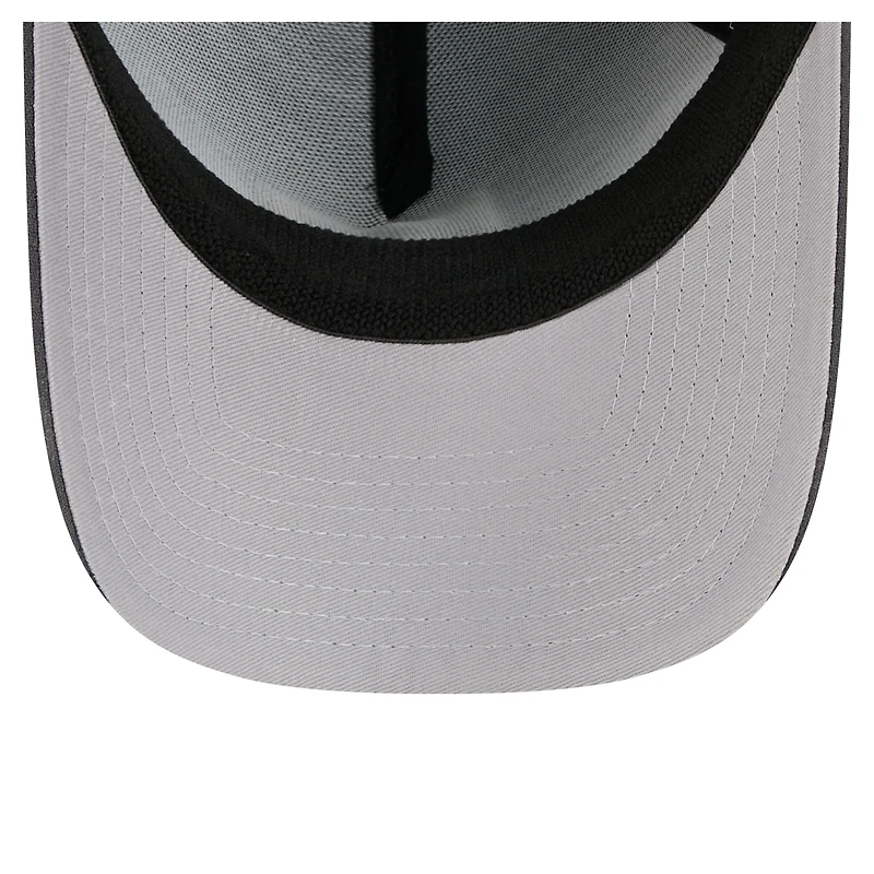 Men's New Era Gray Vegas Golden Knights Zig Zag 39THIRTY A-Frame Perforated Flex Hat