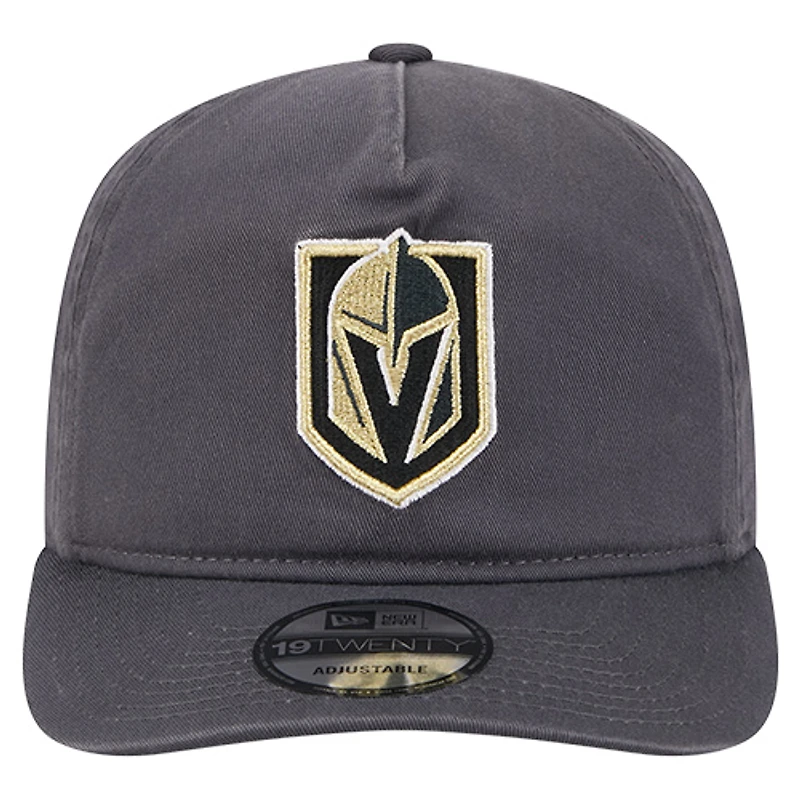 Men's New Era Grey Vegas Golden Knights 19TWENTY Adjustable Hat
