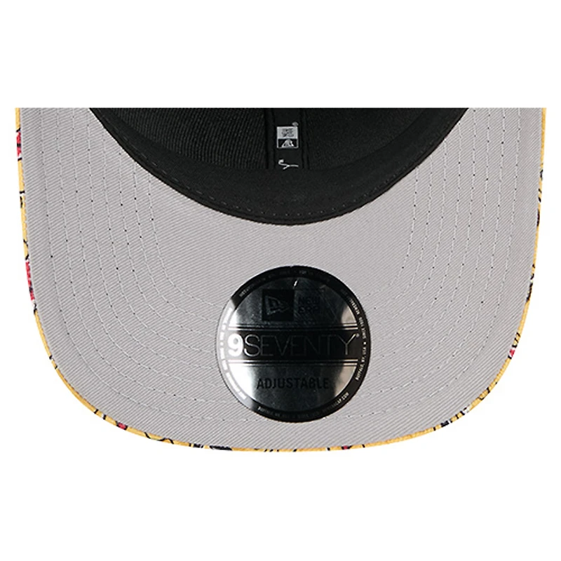 Men's New Era Grey Vegas Golden Knights Mascot Visor 9SEVENTY Adjustable Hat