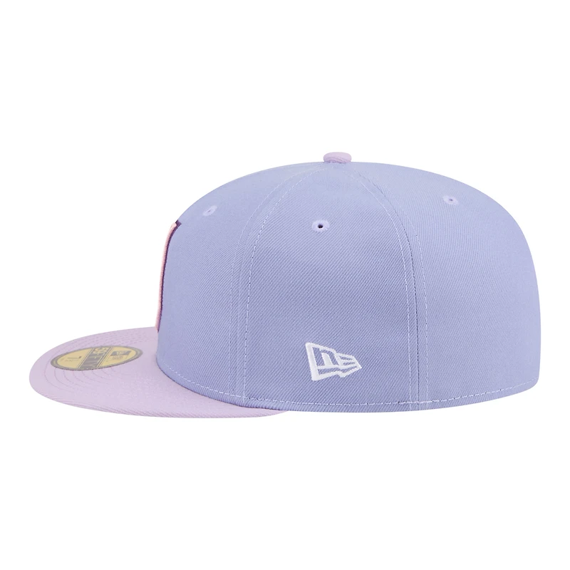 Men's New Era Light Purple/Purple Vegas Golden Knights Lavender Bloom 59FIFTY Fitted Hat