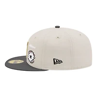 Men's New Era  Tan/Black Vegas Golden Knights Localized City Icon 59FIFTY Fitted Hat