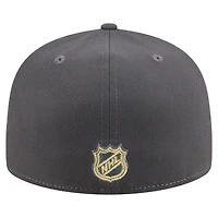Men's New Era White/Gray Vegas Golden Knights Repeat Two-Tone 59FIFTY Fitted Hat
