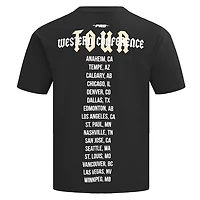 T-shirt Pro Standard noir Vegas Golden Knights City Tour pour hommes