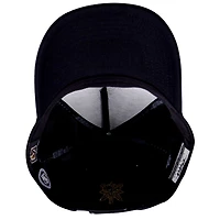 Men's Pro Standard  Black Vegas Golden Knights Metallic Logo Pinch Front Adjustable Hat