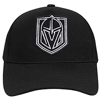 Men's Pro Standard Black Vegas Golden Knights Paint the City Pinch Front Snapback Hat