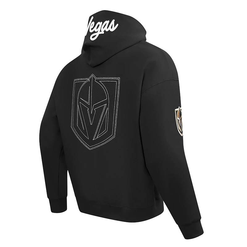 Men's Pro Standard  Black Vegas Golden Knights Paint the City Pullover Hoodie