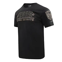 T-shirt avec logo Pro Standard noir Vegas Golden Knights pour hommes