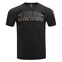 T-shirt avec logo Pro Standard noir Vegas Golden Knights pour hommes