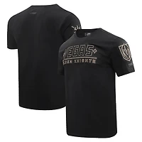 T-shirt avec logo Pro Standard noir Vegas Golden Knights pour hommes