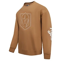 Men's Pro Standard  Brown Vegas Golden Knights Paint the City Pullover Sweatshirt