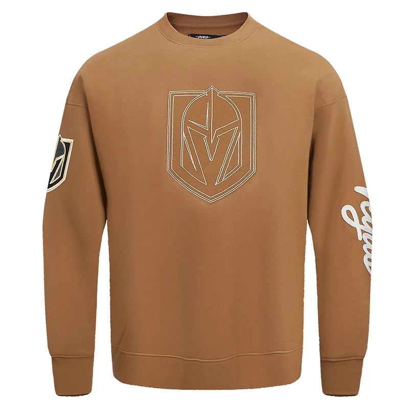 Men's Pro Standard  Brown Vegas Golden Knights Paint the City Pullover Sweatshirt