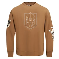 Men's Pro Standard  Brown Vegas Golden Knights Paint the City Pullover Sweatshirt