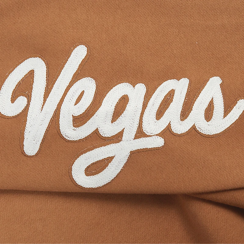 Men's Pro Standard  Brown Vegas Golden Knights Paint the City Pullover Sweatshirt