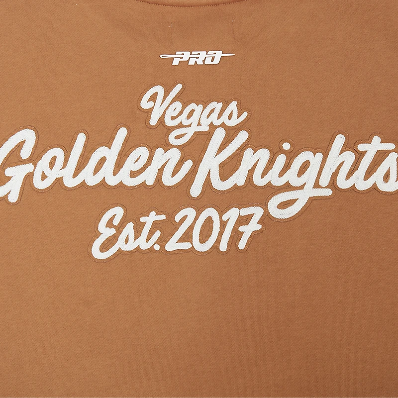 Men's Pro Standard  Brown Vegas Golden Knights Paint the City Pullover Sweatshirt
