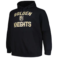 Profil pour hommes Black Vegas Golden Knights Big & Tall Arch Over Logo Pull à capuche