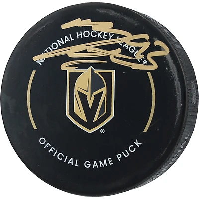 Mitch Marner Vegas Golden Knights Autographed Official Game Puck