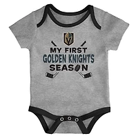 Newborn & Infant Vegas Golden Knights Legend Three-Piece Bodysuit Set