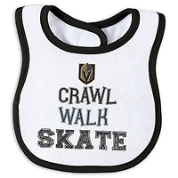 Newborn & Infant WEAR by Erin Andrews Vegas Golden Knights Sleep and Play Sleeper Set with Bib