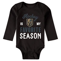 Vêtements pour nouveau-nés et nourrissons par Erin Andrews Vegas Golden Knights Ensemble 3 pièces body pantalon Turn Me Around