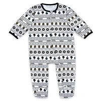 Newborn WEAR by Erin Andrews Vegas Golden Knights Allover Print Full-Zip Sleeper & Bib Christmas Set