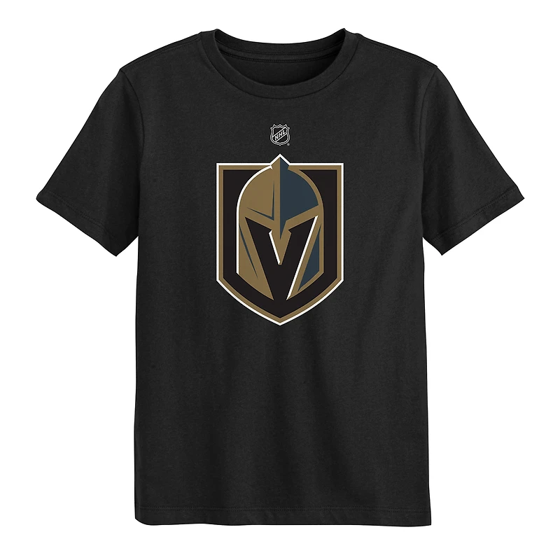 T-shirt préscolaire Outerstuff Black Vegas Golden Knights avec logo principal