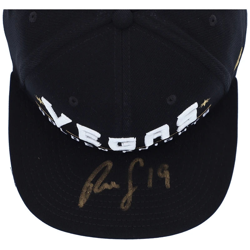 Casquette snapback autographiée Reilly Smith Vegas Golden Knights - Édition limitée à 19 exemplaires