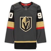Maillot authentique Adidas noir autographié par Robin Lehner Vegas Golden Knights