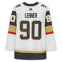 Maillot authentique Adidas blanc autographié par Robin Lehner Vegas Golden Knights